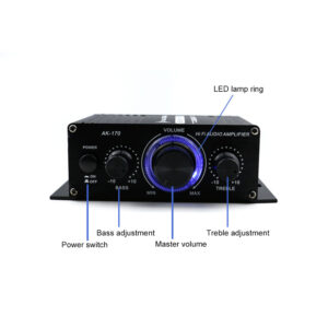 Black Computer Desktop Digital Computer Amplifier