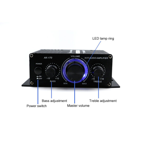 Black Computer Desktop Digital Computer Amplifier