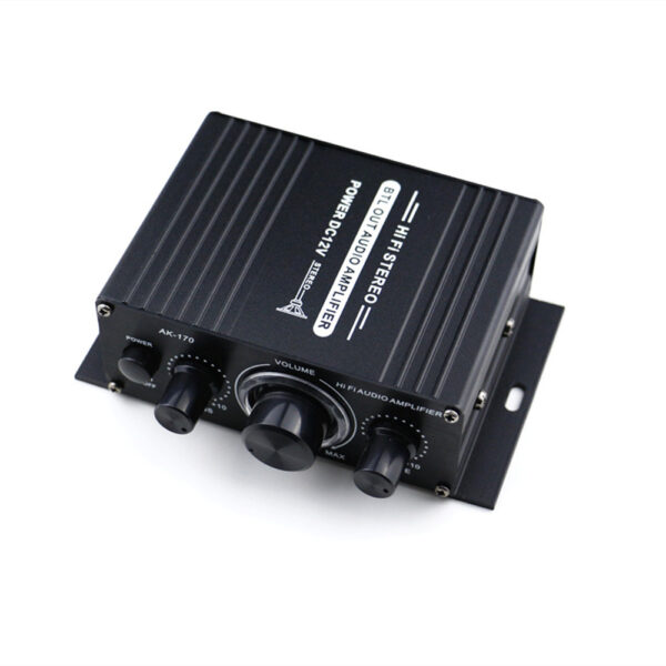 Black Computer Desktop Digital Computer Amplifier - Image 4