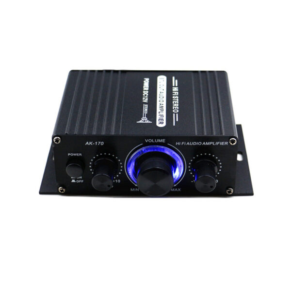 Black Computer Desktop Digital Computer Amplifier - Image 5