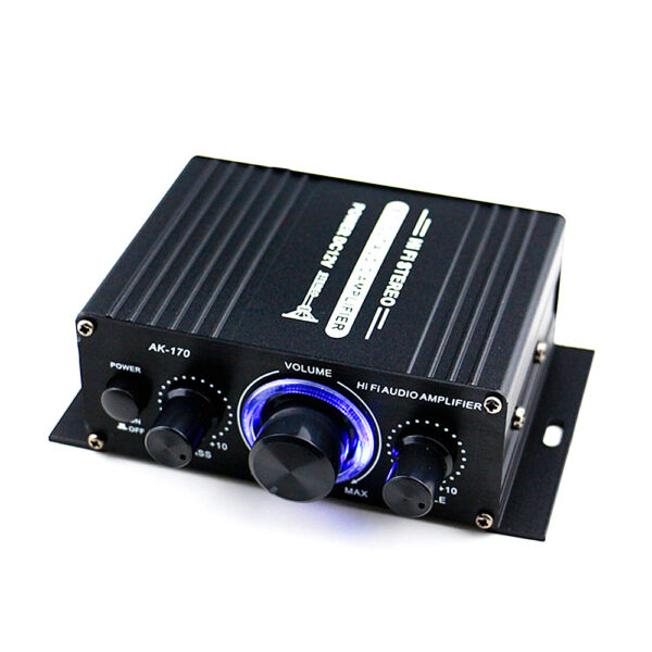 Black Computer Desktop Digital Computer Amplifier - Image 3