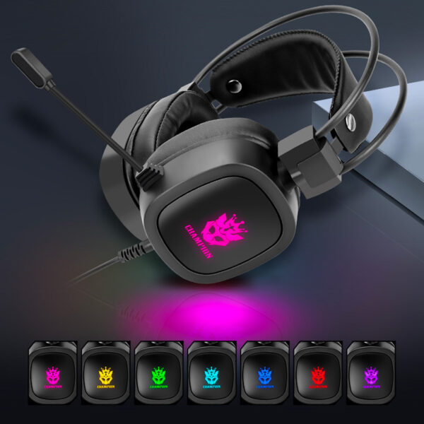 Headset Headset Gaming Gaming Headset With Microphone - Image 2