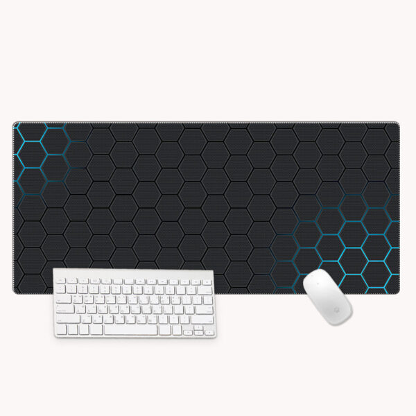 Oversized Thickened Precision Seaming Computer Desk Mat - Image 2