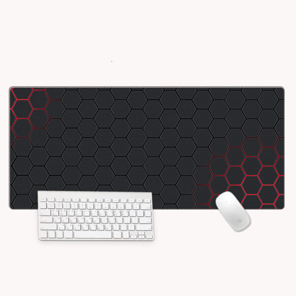 Oversized Thickened Precision Seaming Computer Desk Mat - Image 3