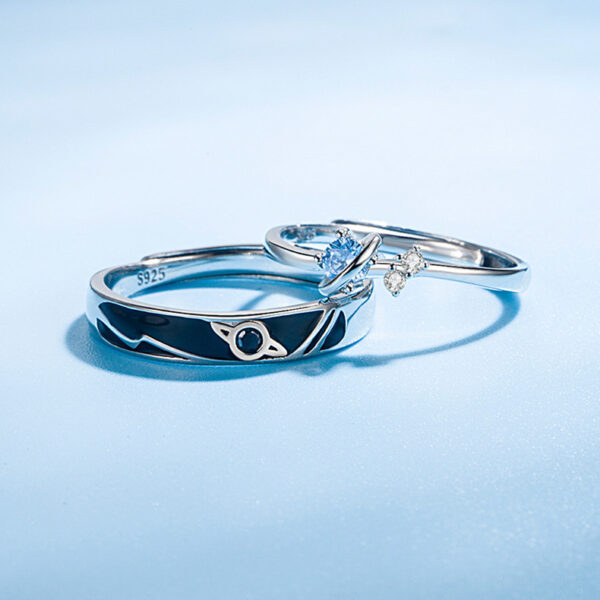 Couple Rings Fashion Personality Rings Men and Women Rings - Image 2