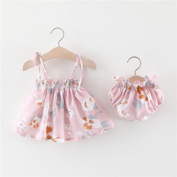Baby New Summer Korean Princess Dress Baby Skirt Girl Dress Suit - Image 3