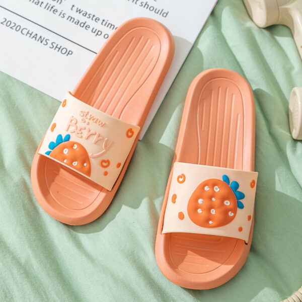 Lovely Slippers Women''S Summer Fashion Wear Bath Antiskid Men''S Home Couple Cool Slippers Stepping On Excrement Feeling Indoor - Image 7