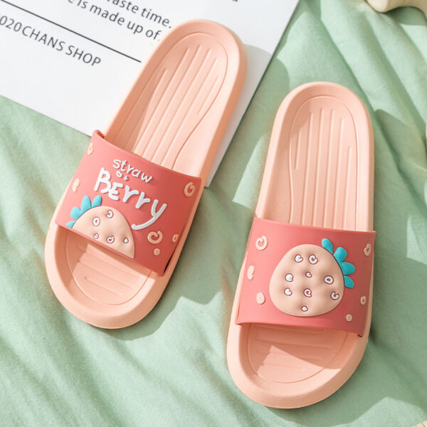 Lovely Slippers Women''S Summer Fashion Wear Bath Antiskid Men''S Home Couple Cool Slippers Stepping On Excrement Feeling Indoor - Image 2