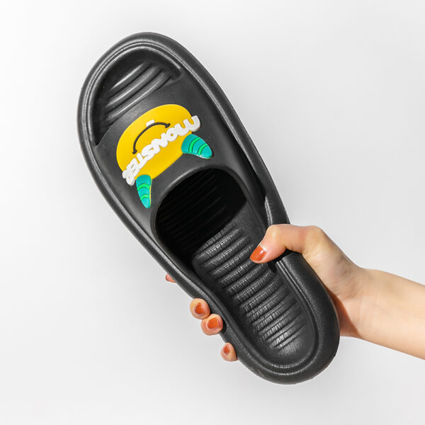 Lovely Slippers Women''S Summer Fashion Wear Bath Antiskid Men''S Home Couple Cool Slippers Stepping On Excrement Feeling Indoor - Image 9