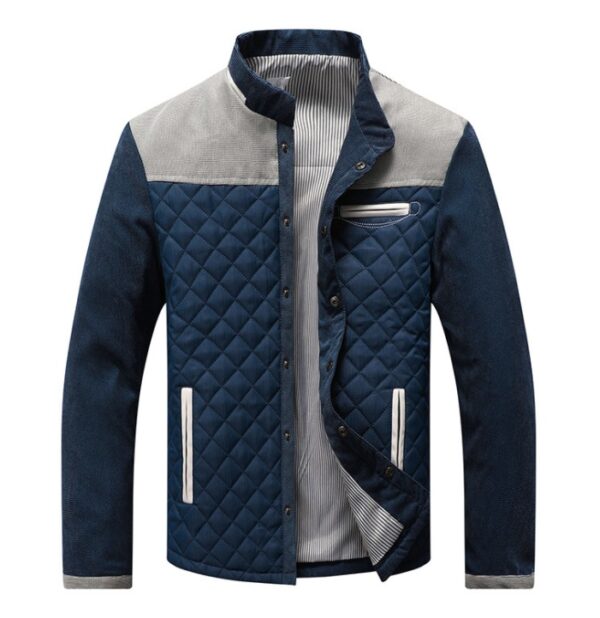 Spring Autumn New Men's Casual Jackets Solid Men Patchwork Slim Fit Coats Male Tracksuit Mens Sportswear Men - Image 5