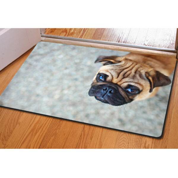 Animal Creative Printing Pet Mat Household Ottoman Cushion Non-slip Bath Mat - Image 5