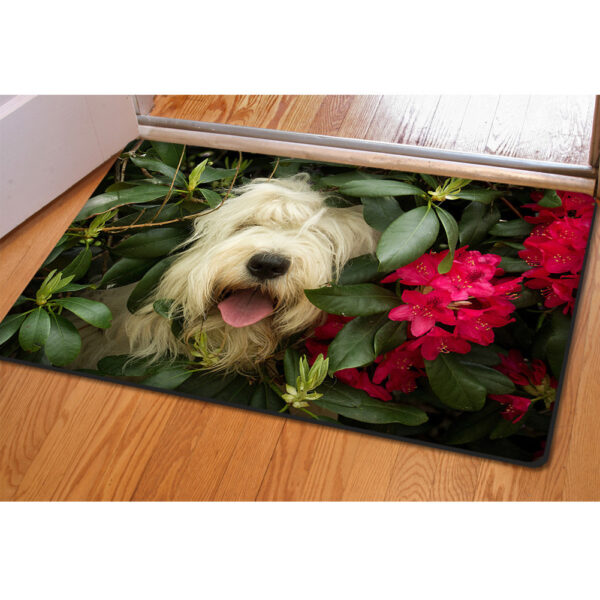 Animal Creative Printing Pet Mat Household Ottoman Cushion Non-slip Bath Mat - Image 4