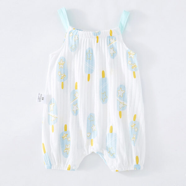 Baby Sling Bag Fart Clothing Baby Sleeveless One-piece - Image 3