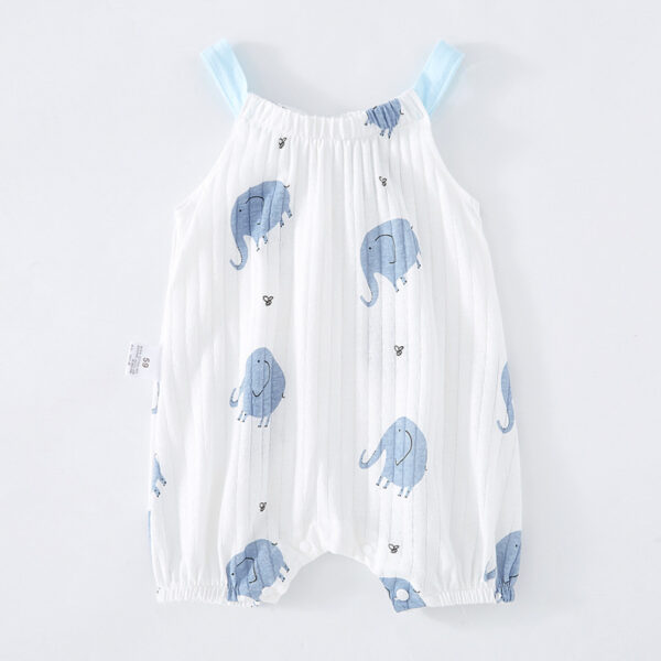 Baby Sling Bag Fart Clothing Baby Sleeveless One-piece - Image 5