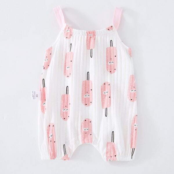 Baby Sling Bag Fart Clothing Baby Sleeveless One-piece - Image 8