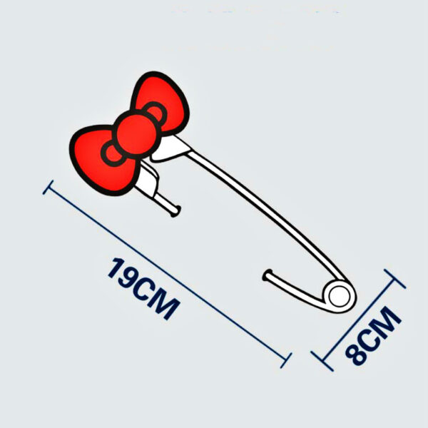 Creative Pin Bow Car Sticker - Image 2