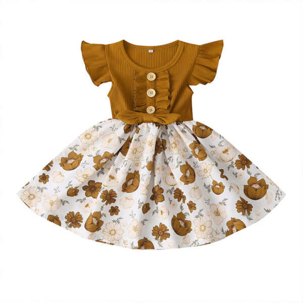 Toddler Kids Baby Girls Clothes Summer Girls Dress - Image 4