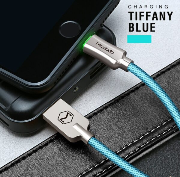 Intelligent Power-off Aluminum Alloy Braided Fast Charging Line - Image 8