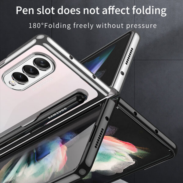 Mobile Phone Case Folding All-inclusive Electroplating Transparent Anti-drop - Image 5