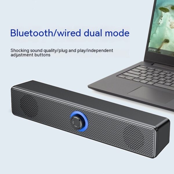 Strip Loudspeaker Home Desktop Computer Wired Speaker Mobile Phone Notebook Bluetooth Audio - Image 6