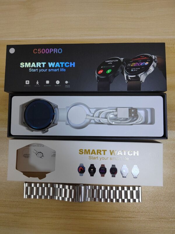 Bluetooth Calling Music Heart Rate Blood Pressure Blood Oxygen Weather Smart Watch - Image 3