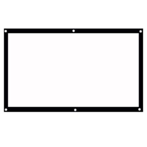 Manufacturer Custom Polyester White Soft Simple Curtain Folding Movie Screen Projector Home Anti-light  Curtain