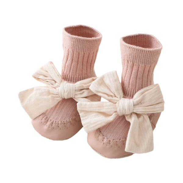 New Baby Floor Footwear Soft Bottom Cute Princess Baby Toddler Lace Footwear - Image 4