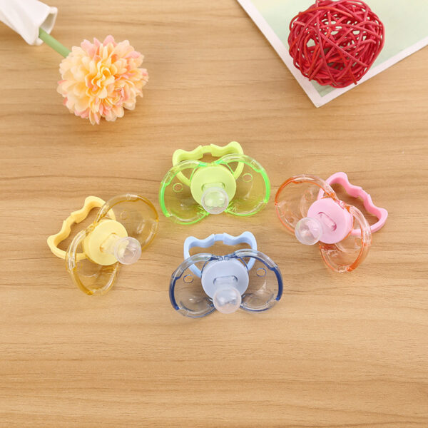 Love baby baby baby new baby pacifier anti automatically closed round head flat hair randomly issued - Image 7