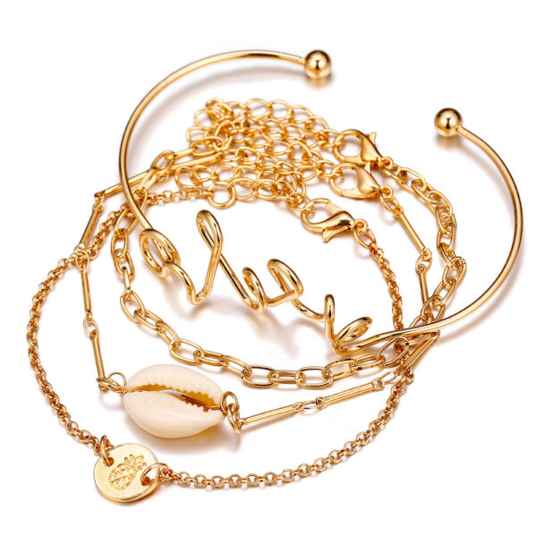 Set of four bracelets and bracelets - Image 4