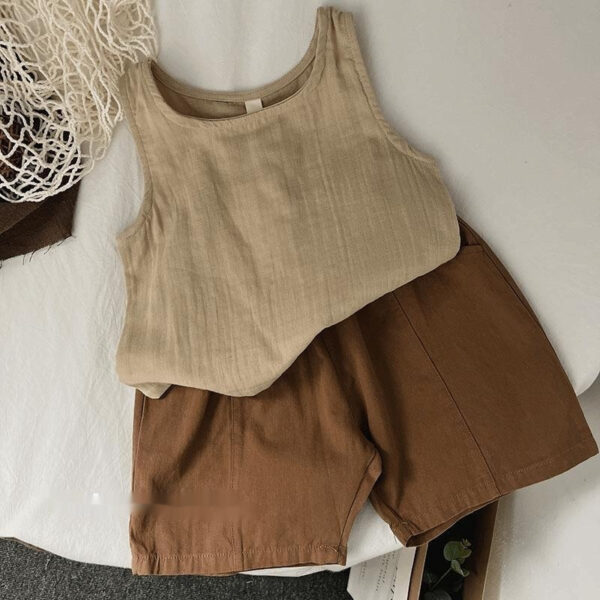 Tank Top Sleeveless T-shirt Casual Outdoor Children's Clothing - Image 8