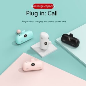 New Pocket Wireless Capsule Power Bank Compact Portable Power Source Power Bank