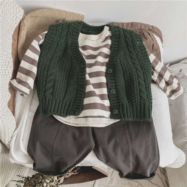Children's Line-pressing Casual Pants Boys And Girls Baby Pants Spring And Autumn Clothing - Image 9