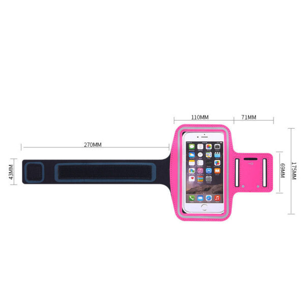 Sports Outdoor Fitness Mobile Phone Arm With Touch Screen Bag - Image 4