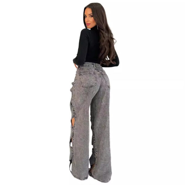 Casual Love Twist Jeans For Women - Image 4