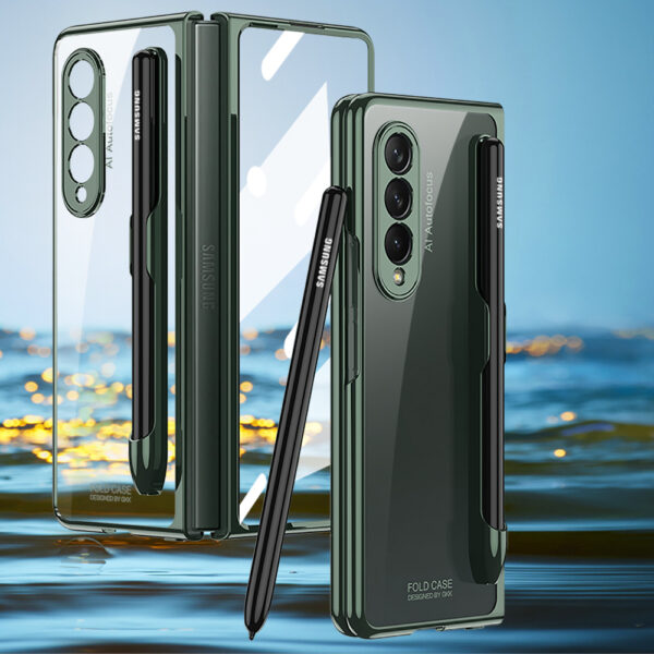 Mobile Phone Case Folding All-inclusive Electroplating Transparent Anti-drop - Image 2