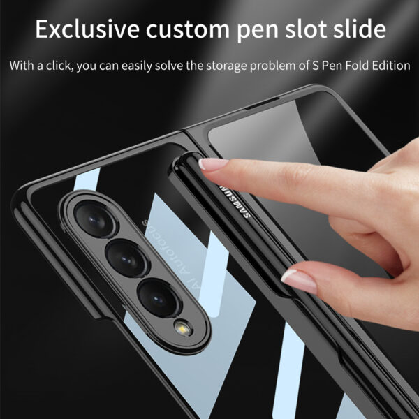 Mobile Phone Case Folding All-inclusive Electroplating Transparent Anti-drop - Image 7