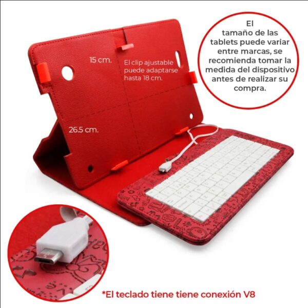 10.1 Inch Tablet Keyboard Case - Image 2