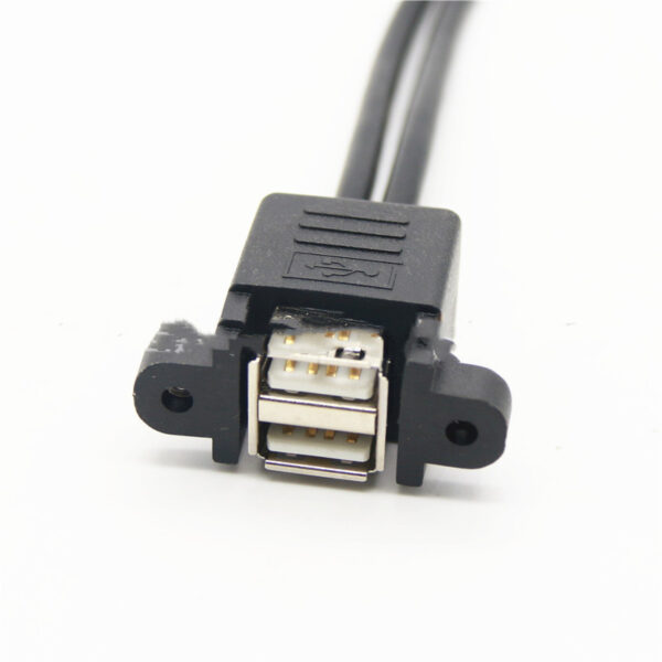 USB 20 Cable Dual-port USB Extension Cord - Image 4