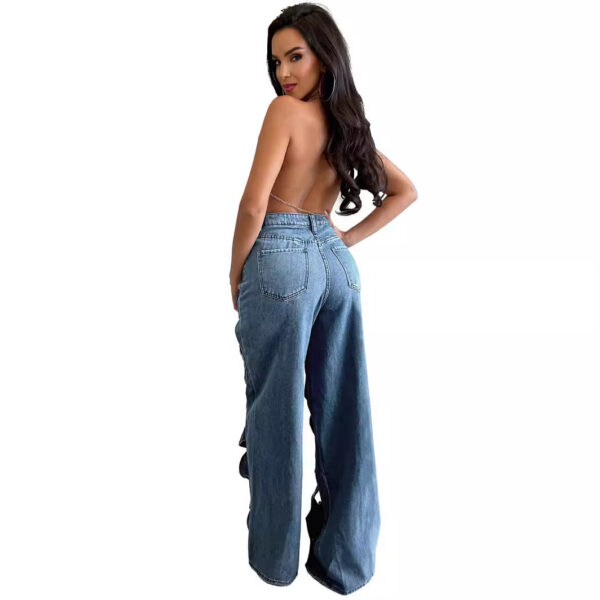 Casual Love Twist Jeans For Women - Image 8