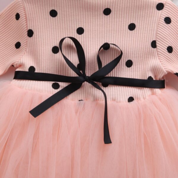 Baby Girls Spring Winter Long Sleeve Tutu Lace Dresses Infantil Newborn 1st Birthday Party Clothes Christening Gown Casual Wear - Image 10