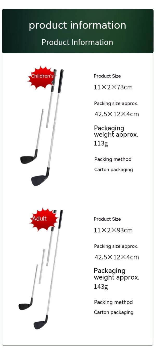 Golf Metal Club Parent-child Outdoor Toys - Image 10