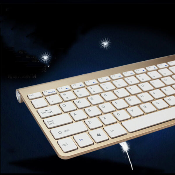 2.4G Wireless Keyboard And Mouse Protable Mini Keyboard Mouse Combo Set For Notebook Laptop Mac Desktop PC Computer Smart TV PS4 - Image 6