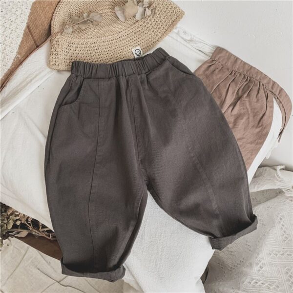 Children's Line-pressing Casual Pants Boys And Girls Baby Pants Spring And Autumn Clothing - Image 10
