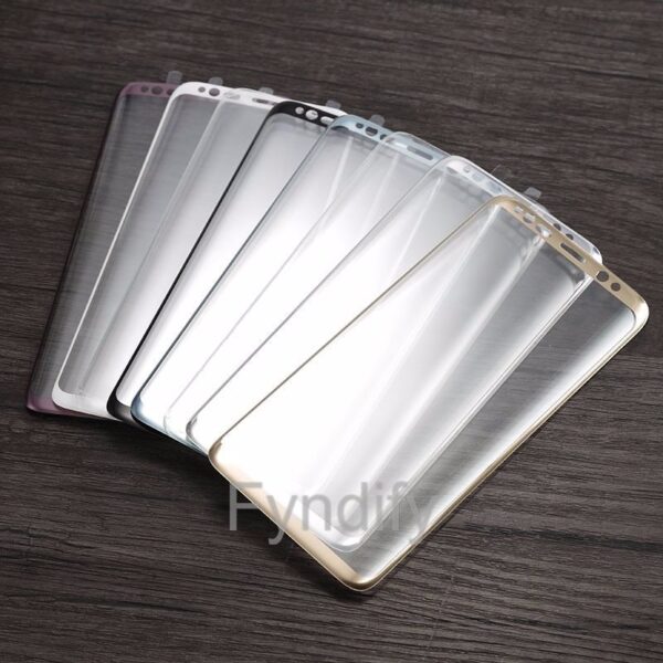 Red powder gold cold carved full screen covered mobile phone tempered film - Image 6