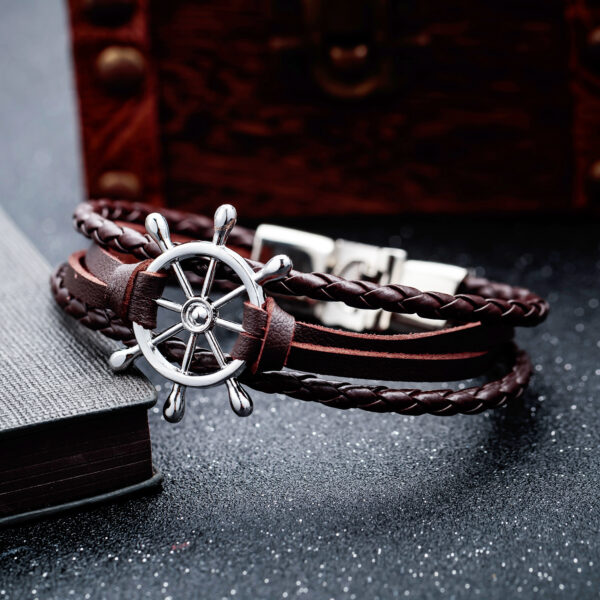 Alloy Leather Charm Bracelets - Image 5