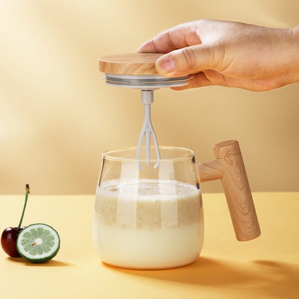 400ML Self Stirring Coffee Mug  Electric Mixing Glass Coffee CupHigh Speed Fast Automatic Coffee Cup For Gyms Dining Room Kitchen Gadgets - Image 10