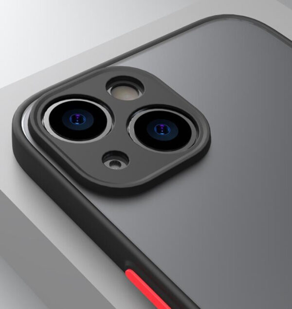 Fine Hole Skin-sensing Phone Case Full Lens Anti-fall Frosted Hard Protective Cover - Image 2