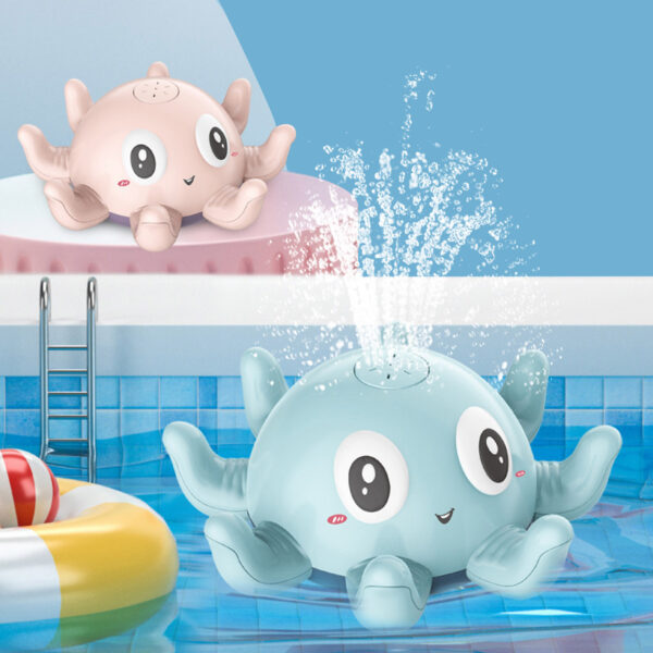 Children's Automatic Water Spray Bath Toys Bath Fun Toys With Flashing Water Spray Toy Baby Swimming Shower With Toys New - Image 4