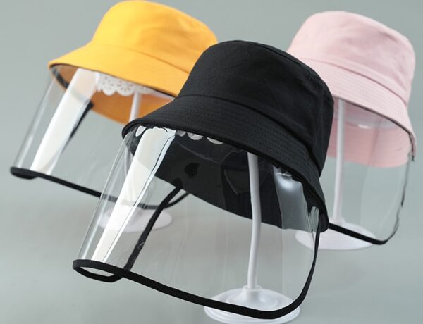 Child Protection Products Hot Buy Anti-spitting Protective Hat Dustproof Cover Kids Boys Girls Fisherman Hat - Image 2