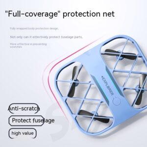 JJRCmini Fixed Height 4K8K HD Aerial Photography Mesh Protective Cover Four-axis Remote Control Toy